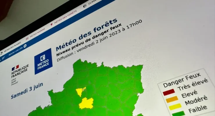 Illustration de la météo des forêts par Météo-France. - AM/FDF.